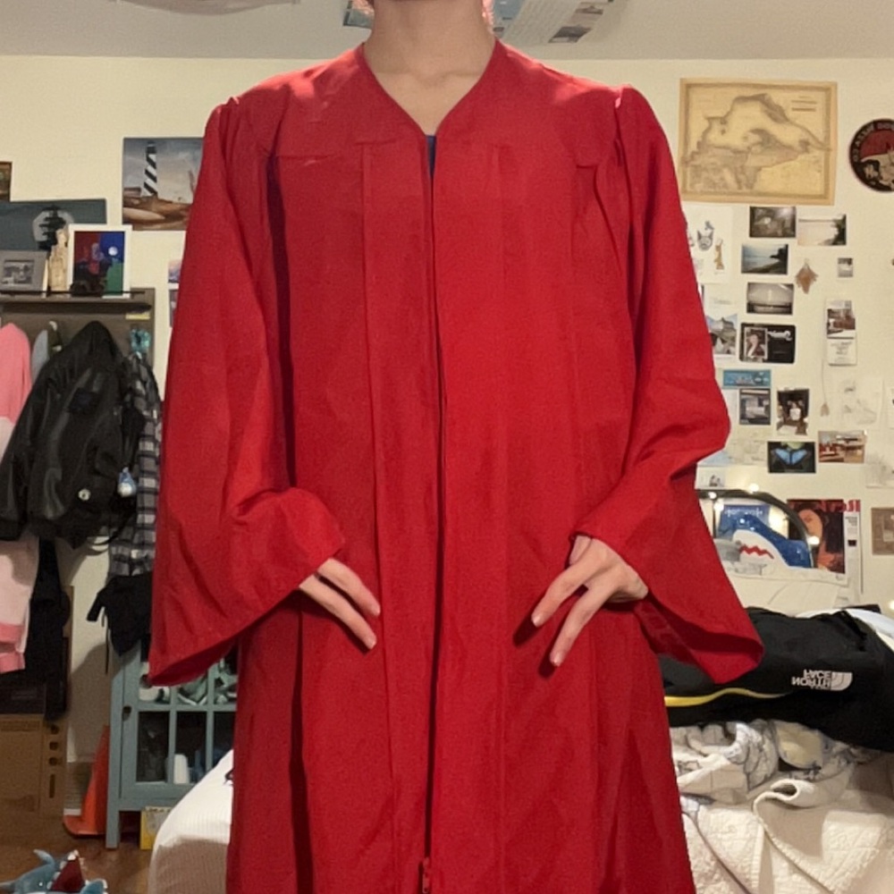 Graduation Gown Red